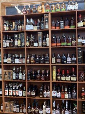 Bourbon & Whiskey wall