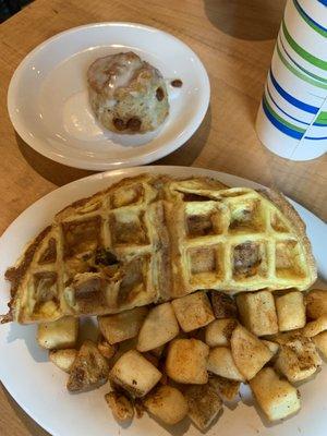 Waffles and Eggs