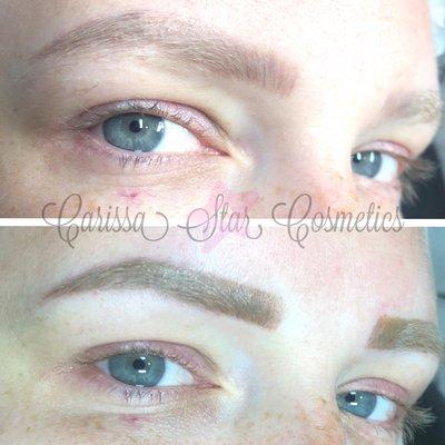 Color & Shape Corrections on old microblading done elsewhere