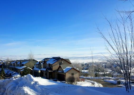 My view of Park City during my stay in our castle.  :p