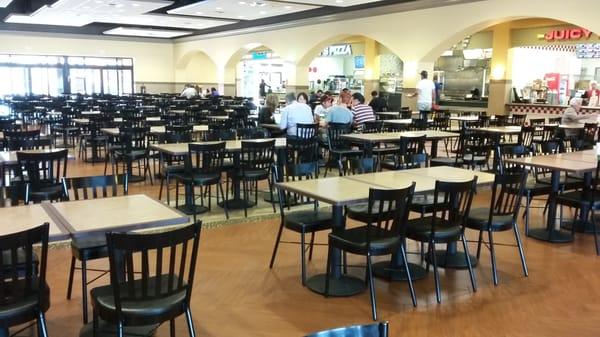 Many clean and empty tables!