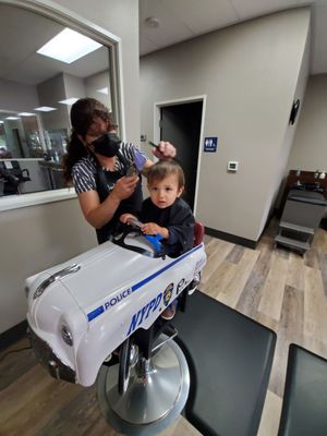 Perfect first haircut experience!