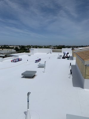 New roofing