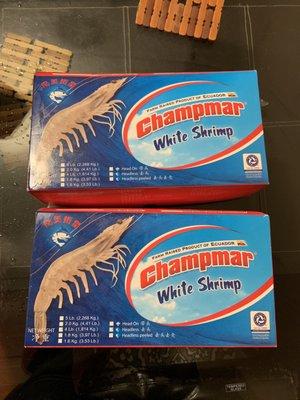 $19 box of shrimp