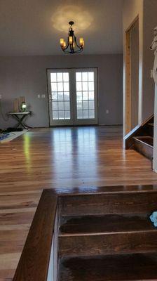 New hardwood floor