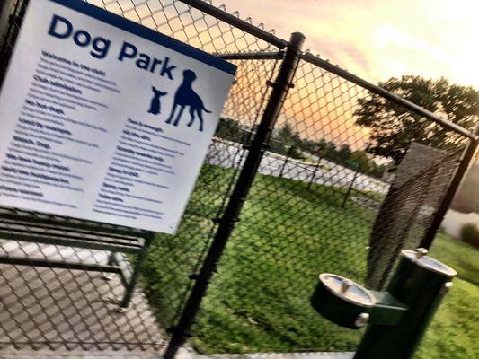 Legit, grassy dog park