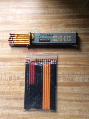 Just my haul of vintage NOS pencils from Phil's Stationery...