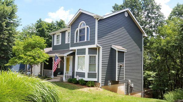 After Pictures of a LP Smartside Siding Project in Columbia, MO. Popular Siding Options https://comoexteriors.com/siding