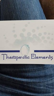 Therapeutic Elements by Lori Myers