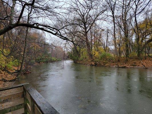 Alum Creek from boardwalk