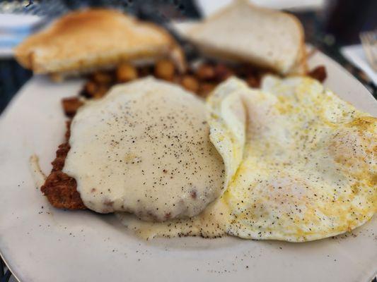 Chicken Fried Steak & Eggs