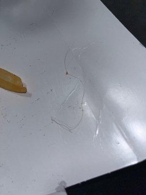 That's hair in the fries!