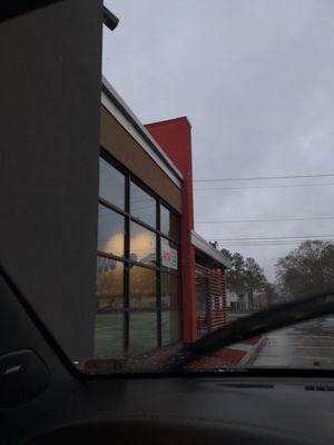 Drive thru on this dreary day