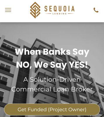 Welcome to Sequoia Lending, a commercial lending brokerage firm that specializes in both long- and short-term finance options.