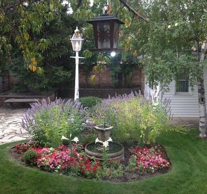 Late Summer in courtyard