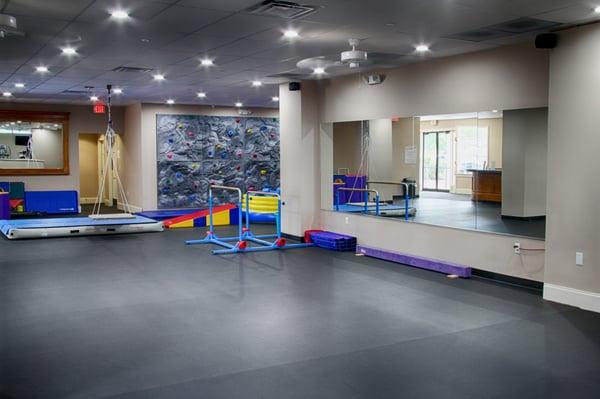 Group fitness area