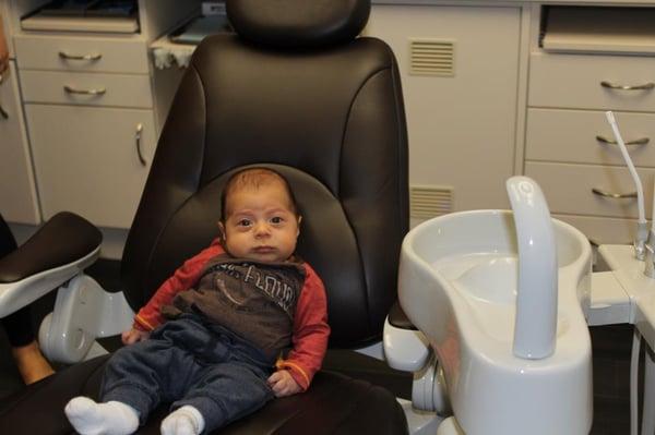 Our most satisfied patient - Dr. Andrew Deutch's son Spencer