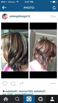 High/lows and nice layered bob