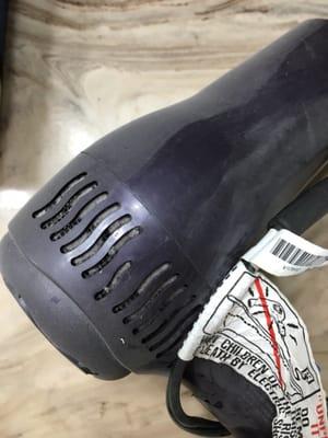 How my hair dryer was left