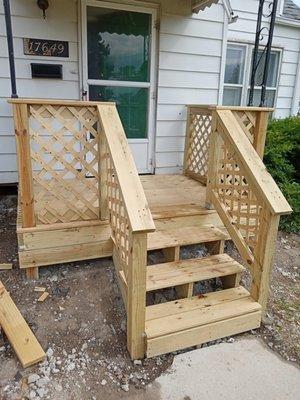 Front porch build from start to finish