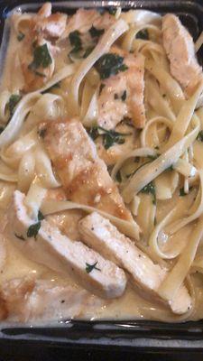 Chicken Alfredo.   Tasty