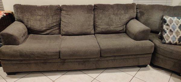 Couch fixed my Sanchez Upholstery.