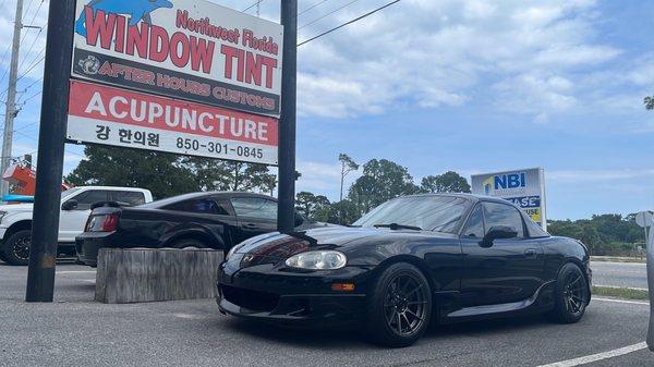 Ceramic 5 to black out this Miata