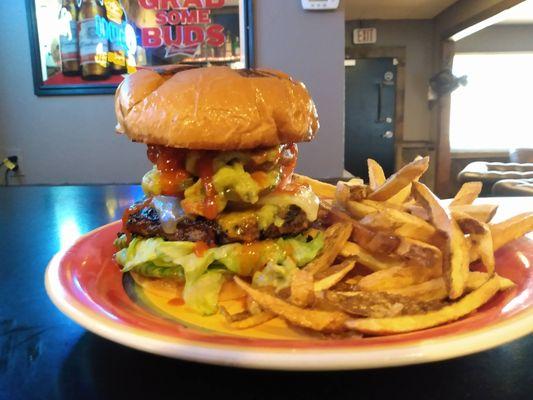 Our Smoked burgers and beer battered fries and onion rings are worth the detour.