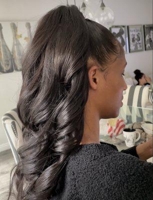 Partial Sew-In Ponytail