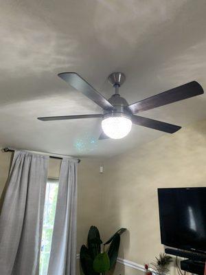 New ceiling fan