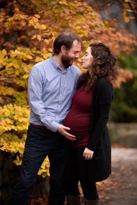 Fall Foliage maternity portraits.