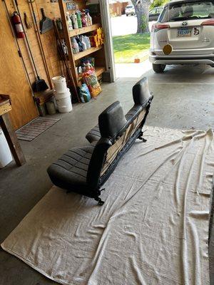 Toyota truck bench seat.