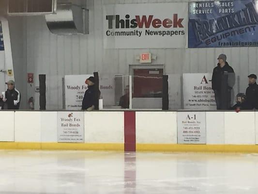 Penalty boxes sponsored by local bail bonds