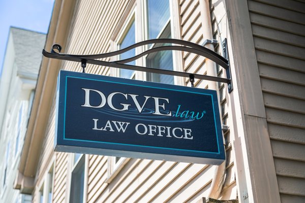 Find DGVE law above South Street in Hingham Square