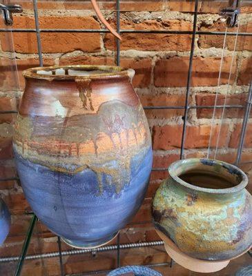 Hand thrown pottery by Jo Watts of Smithville  Tx