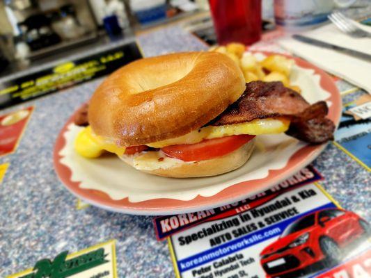 Bacon, Egg, & Cheese Bagel