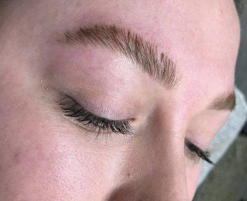 Brow lamination