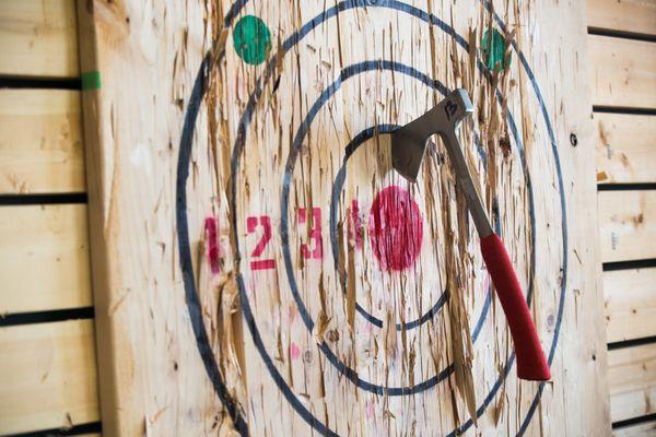 Axe Throwing at FlannelJax's Grand Rapids