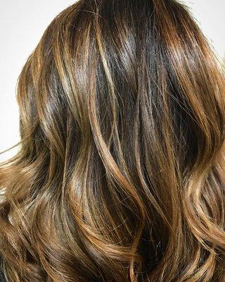 Beautiful Brunette Balayage  #hairbyalyssalacey