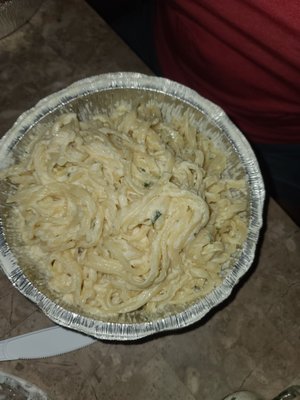 Linguini with Alfredo