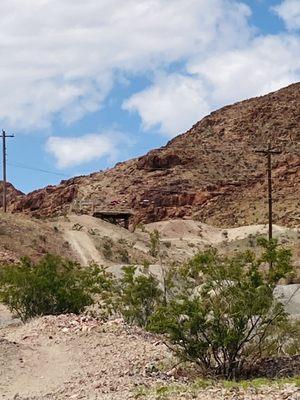 Viewing platform for  mountain biking competitions.