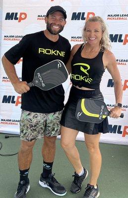 DCon Conley + Smiley Riley Palmer @ Major League Pickleball- Newport Beach CC