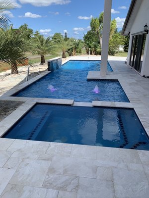 New pool finish