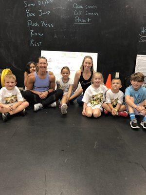 CrossFit Kids Preschool class in July.