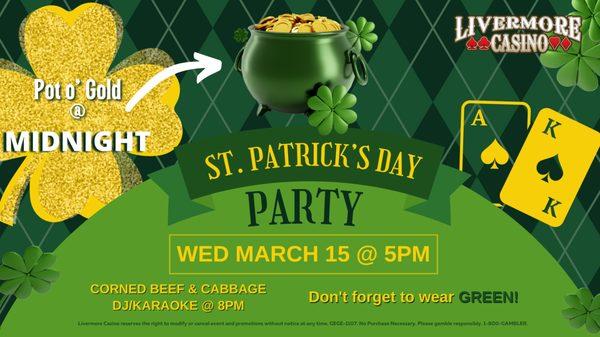 2023 St. Patrick's Day PARTY