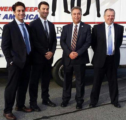 Left to right: Jared Ballin, Zachary Ballin, Steven Ballin, Richard Miller