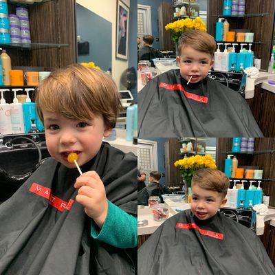 Noah's haircut