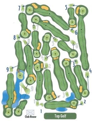 Blue & White course layouts