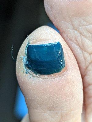 For a pedi Go at your own risk. They would not refund, I declined their redo offer. More photos on Google review