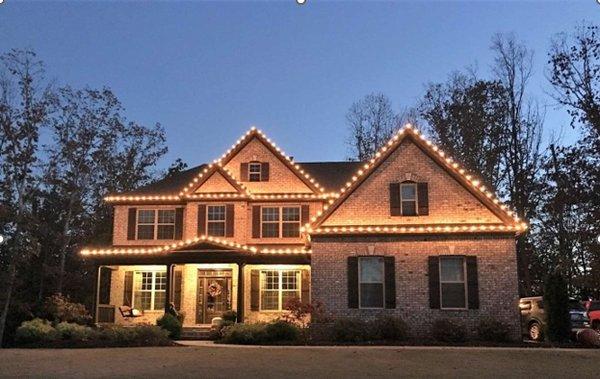 Christmas Holiday Light Full-Service Installa